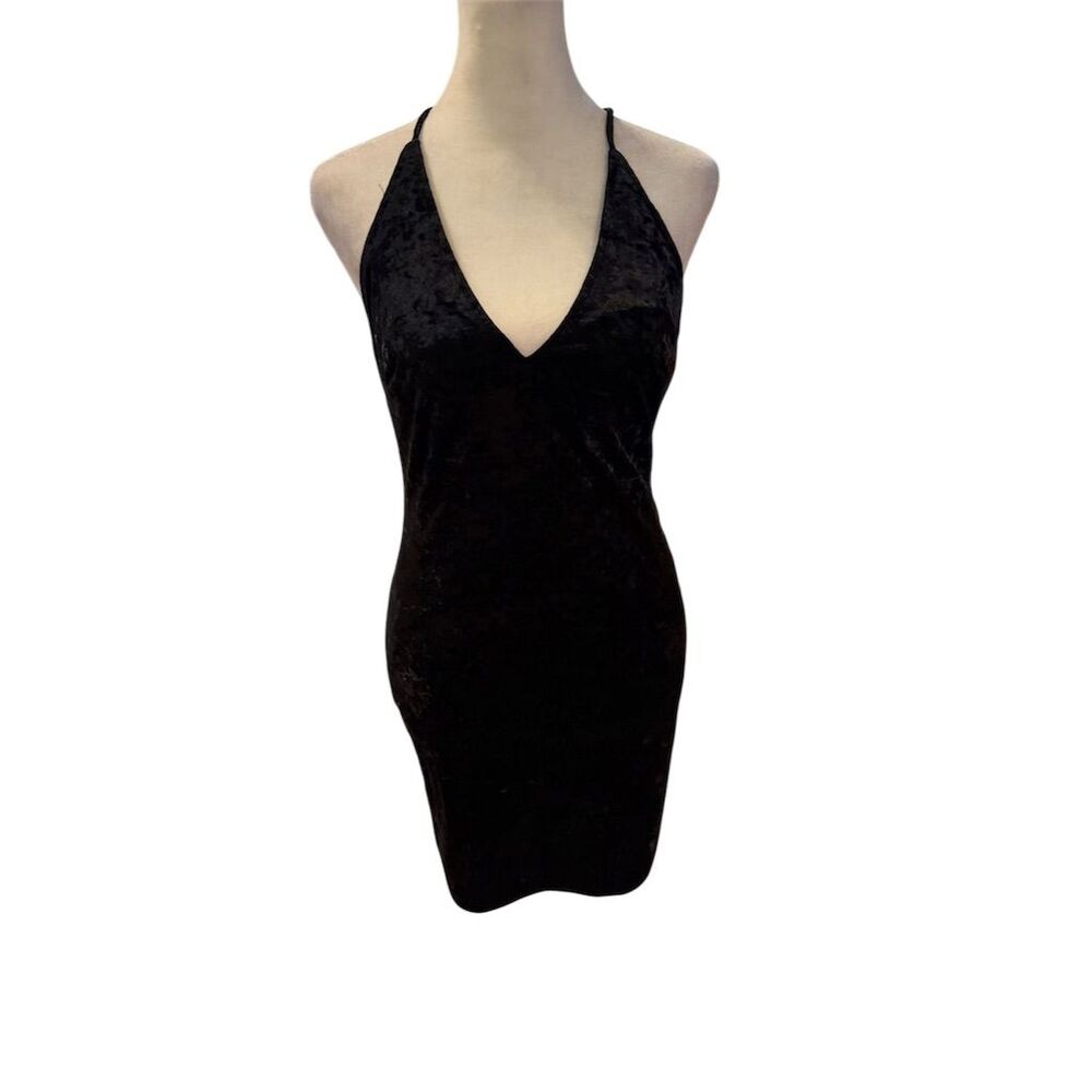 Rubber Ducky Productions velvet mini dress size Small